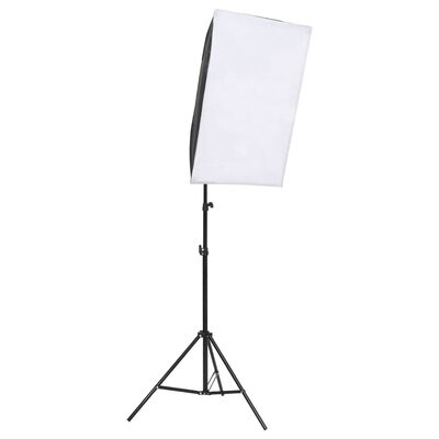 vidaXL Kit de iluminación de estudio fotográfico con softboxes