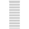 vidaXL Estor cebra gris claro 60x100cm tejido ancho 55,9 cm poli&eacute;ster