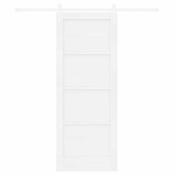 vidaXL Puerta Corredera ORKDAL 78 x 202 cm Madera de pino macizo