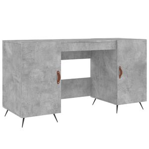 vidaXL Escritorio madera de ingenier&iacute;a gris hormig&oacute;n 140x50x75 cm