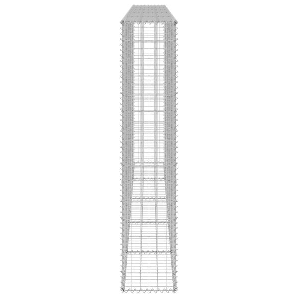 vidaXL Muro de gaviones con cubiertas acero galvanizado 300x30x150 cm
