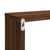 vidaXL Estante c&uacute;bico de pared 4 uds madera roble marr&oacute;n 80x15x26,5cm