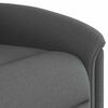 vidaXL Sill&oacute;n de masaje el&eacute;ctrico reclinable elevable tela gris oscuro