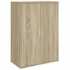 vidaXL Aparadores 2 uds madera de ingenier&iacute;a roble Sonoma 60x31x84 cm