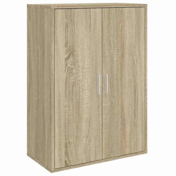 vidaXL Aparadores 2 uds madera de ingenier&iacute;a roble Sonoma 60x31x84 cm
