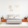 vidaXL Armario de Noche con caj&oacute;n 2 pcs Marr&oacute;n cera 60 x 34 x 51 cm