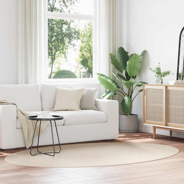 vidaXL Alfombras de &aacute;rea HUARTE Beige 160 x 230 cm 100% Poli&eacute;ster