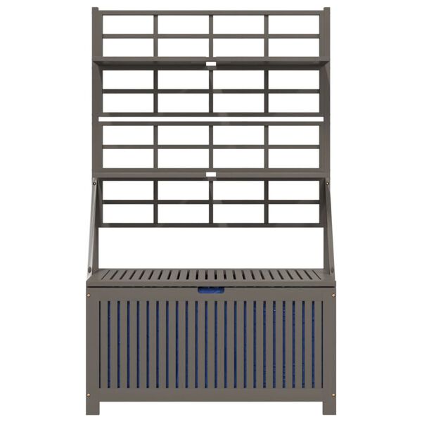 vidaXL Caja de almacenaje con enrejado madera de acacia 99x50x160 cm