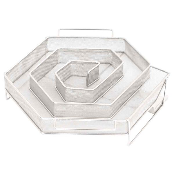 vidaXL Generador de humo fr&iacute;o redondo 6 lados acero inoxidable 22,5 cm