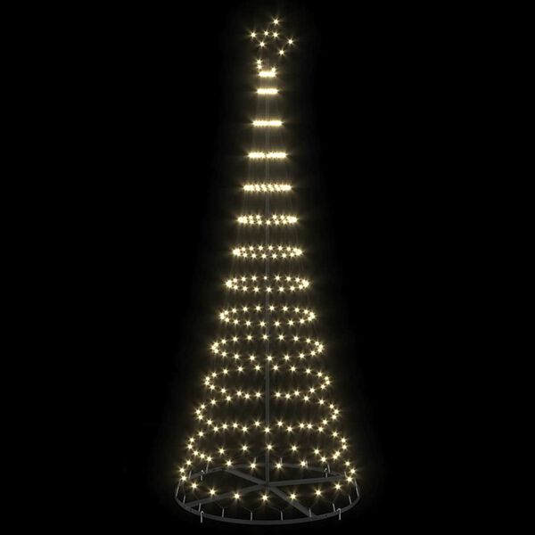 vidaXL &Aacute;rbol de Navidad LED con 295 LED C&aacute;lido 250 cm Metal