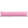 vidaXL Cojines de sof&aacute; 2 pcs Rosa 200 x 40 cm tela