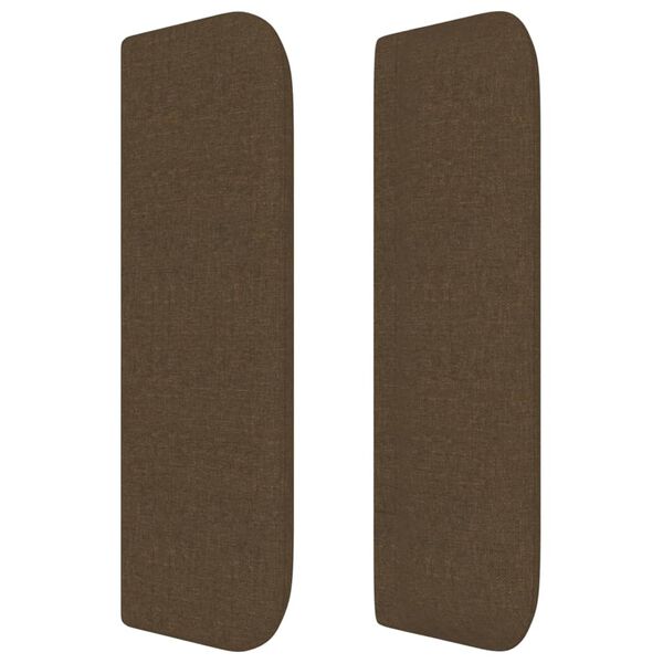 vidaXL Cabecero de tela gris oscuro 103x16x78/88 cm