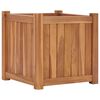 vidaXL Arriate elevado madera maciza de teca 40x40x40 cm