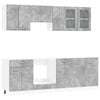 vidaXL Juegos de muebles de cocina Lyon 8 pcs 240 x 46 x 81,5 cm