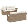 vidaXL Conjunto de sof&aacute;s de jard&iacute;n 7 uds. 6-N&uacute;mero de plazas