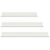 vidaXL Estante flotante 3 pcs 40 x 9 x 2,5 cm Acero