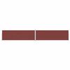 vidaXL Toldo lateral retr&aacute;ctil marr&oacute;n 200x1200 cm