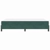 vidaXL Cama tipo Box Spring con colch&oacute;n Verde oscuro 140 x 190 cm tela
