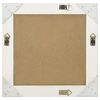 vidaXL Espejo de pared estilo barroco blanco 50x50 cm