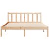 vidaXL Cama extralarga sin colch&oacute;n madera maciza de pino 160x210 cm