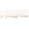 vidaXL Sof&aacute; cama nido madera maciza de pino blanco 90x200 cm
