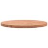 vidaXL Tablero redondo de madera maciza de haya &Oslash;50x2,5 cm