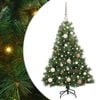 vidaXL &Aacute;rbol de Navidad artificial con 150 LED Verde 120 cm PE y PVC