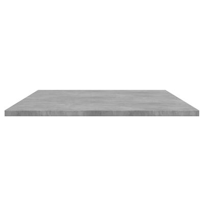 vidaXL Estante para estantería 4 uds madera gris hormigón 100x50x1,5cm