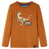 Camiseta infantil de manga larga color co&ntilde;ac 116