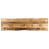 vidaXL Tablero de mesa borde natural madera maciza mango 160x40x3,8 cm