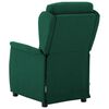 vidaXL Sill&oacute;n de masaje el&eacute;ctrico tela verde oscuro