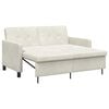 vidaXL Sof&aacute; cama Crema Tela