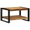 vidaXL Mesa de centro 70x50x38 cm madera maciza de mango