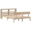 vidaXL Estructura de cama sin colch&oacute;n madera de pino maciza 120x200 cm