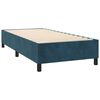 vidaXL Cama box spring con colch&oacute;n terciopelo azul oscuro 90x190 cm