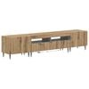 vidaXL Conjunto de 3 Muebles para TV con LED ZWOLLE Roble artisan