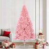 vidaXL &Aacute;rbol de Navidad Artificial Preiluminado Rosa 210 cm PVC