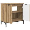 vidaXL Juego de muebles de ba&ntilde;o con caj&oacute;n 2 pcs Roble artesanal