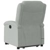 vidaXL Sill&oacute;n de masaje reclinable elevable terciopelo gris claro