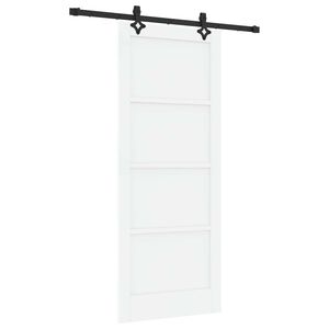 vidaXL Puerta Corredera ORKDAL Blanco 83 x 202 cm