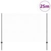vidaXL Valla con Poste Gris 1,5 x 25 m Acero
