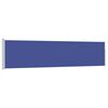 vidaXL Toldo lateral retr&aacute;ctil de jard&iacute;n azul 117x514 cm