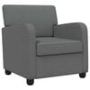 vidaXL Sill&oacute;n Gris oscuro Tela