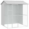 vidaXL Jaula para Aves Gris 215 x 210 x 247 cm Acero Galvanizado