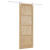 vidaXL Puerta Corredera ORKDAL Marr&oacute;n 83 x 232 cm