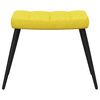 vidaXL Sill&oacute;n de relax con reposapi&eacute;s tela amarillo mostaza