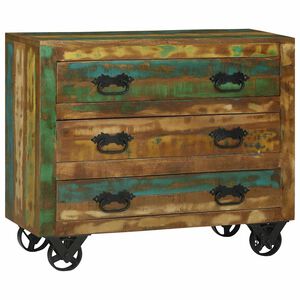 vidaXL Aparador Marr&oacute;n 80 x 30 x 65 cm Madera s&oacute;lida recuperada