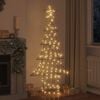 vidaXL &Aacute;rbol de Navidad con 240 LED c&aacute;lido 180 cm Rat&aacute;n