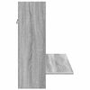 vidaXL Escritorio de pared madera ingenier&iacute;a gris Sonoma 105x48x75 cm