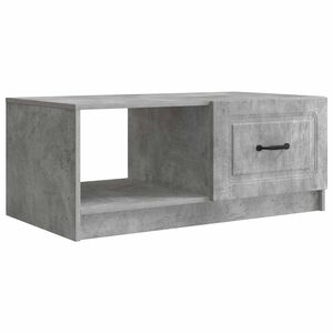 vidaXL Mesa de Caf&eacute; Gris Hormig&oacute;n 90 x 50 x 37 cm Madera de Ingenier&iacute;a